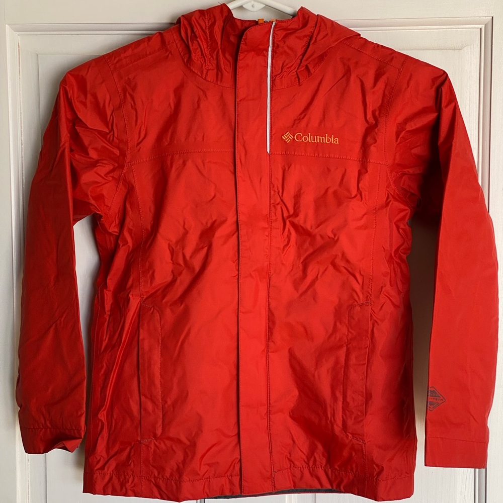Columbia Youth/Child’s Windbreaker Jacket - Orange - XS (6/7)